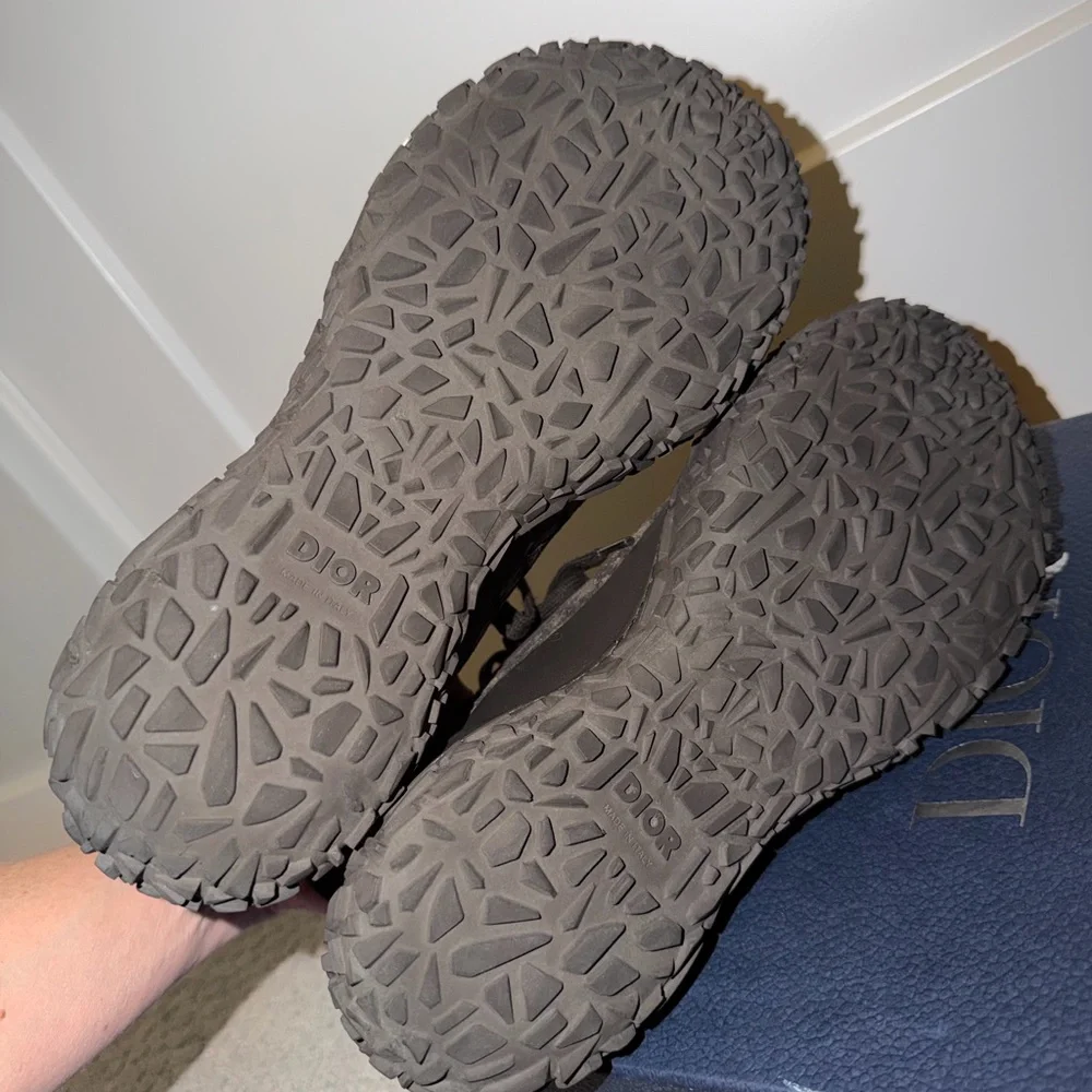 Dior Diorzion Men’s Brown High-Top Sneakers sz 43 - Picture 5 of 7